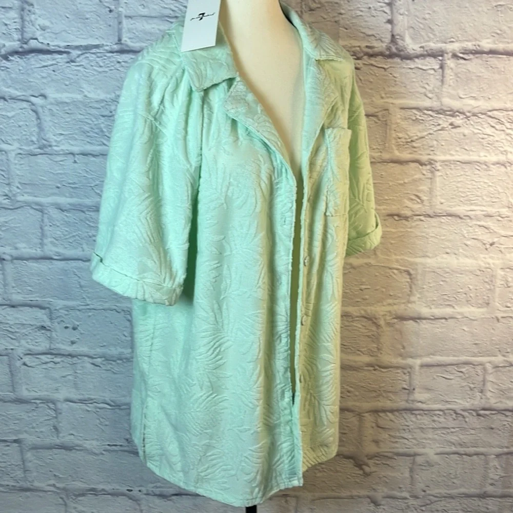 NWT 7 For All Mankind 3Piece Set,Pistachio/Green Size M,Shorts,Bralette,… - Picture 13 of 14